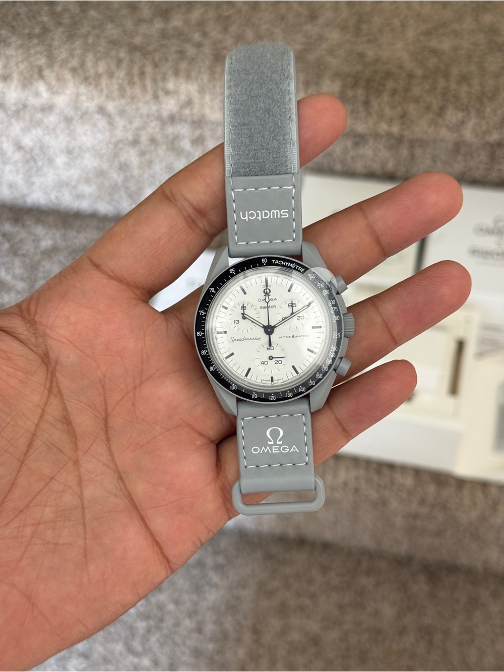 OMEGA X SWATCH 1965 SpeedMaster Moonswatch Brand New limited edition Watch - Picture 5 of 13